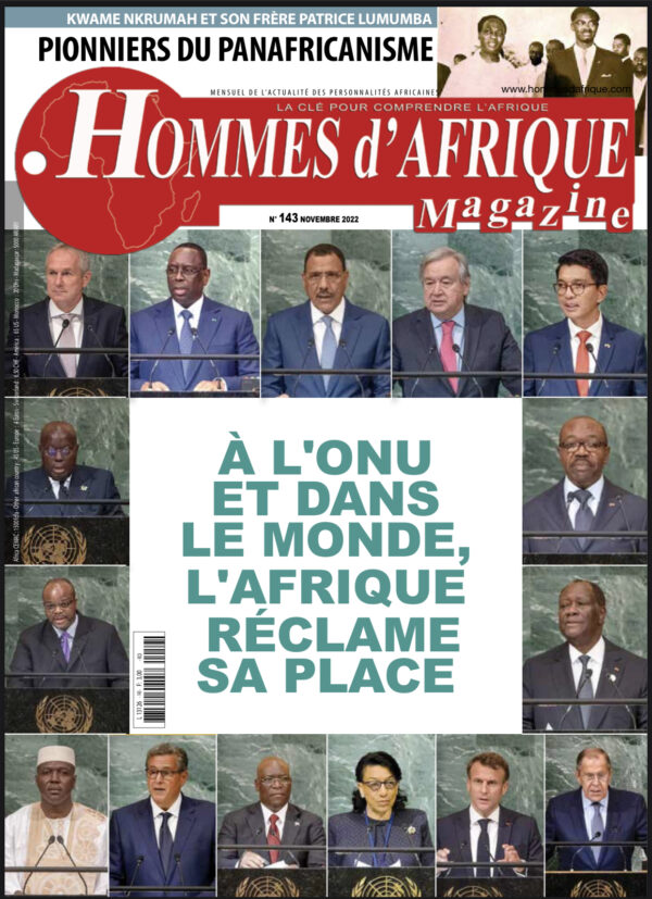 Hommes d'Afrique numero 143 Novembre 2022