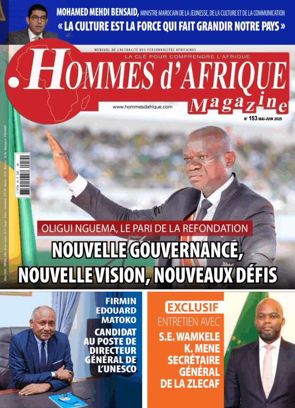Hommes d'Afrique Magazine n°153 du mois de Mai 2025 Français