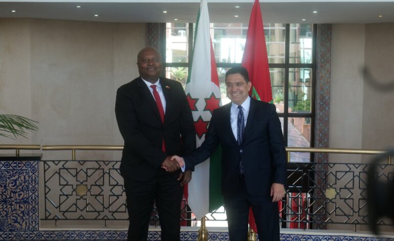 Maroc–Burundi : tenue de la première session de la Commission mixte de coopération