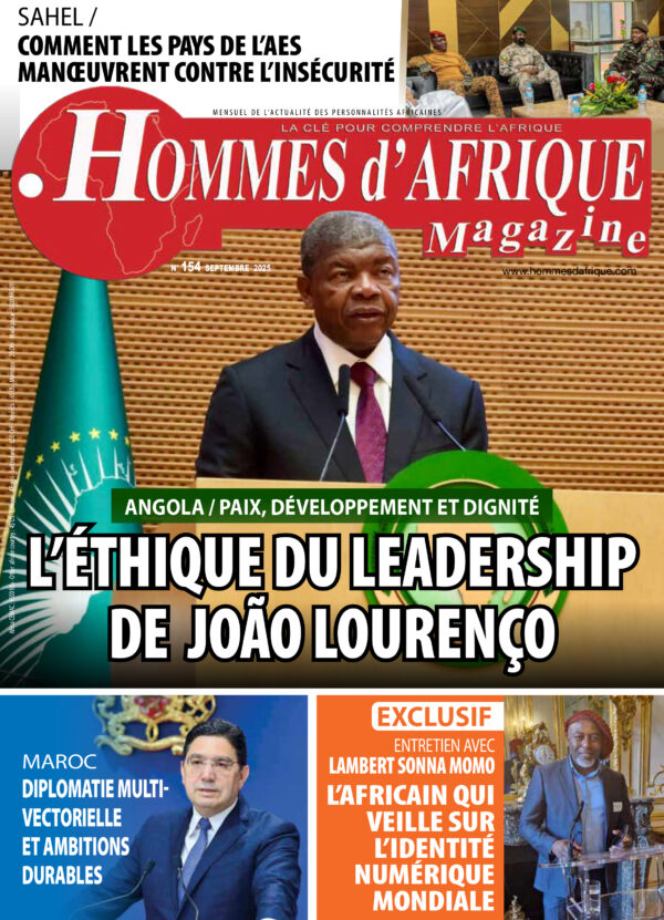 Hommes d'Afrique magazine N°154 du mois de septembre 2025 Français $4.00