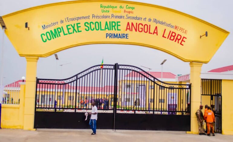 Congo : Denis Sassou-N’Guesso inaugure le complexe scolaire Angola-Libre à Makélékélé